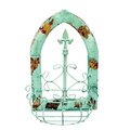 Balcony Beyond Turquoise Gothic Window Basket BA2647752